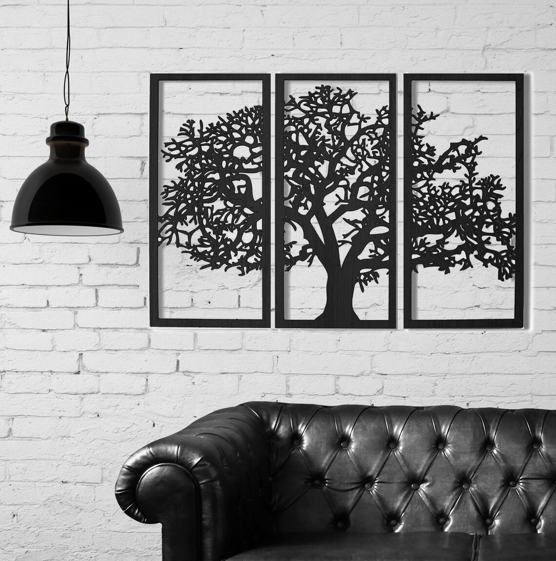 Wooden Tree Decoration Wooden Tree Wall Decoration Home Etsy