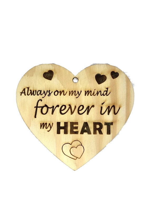 Hanging Hearts Plaque, Couple Gifts, His and Hers, Valentine's Day