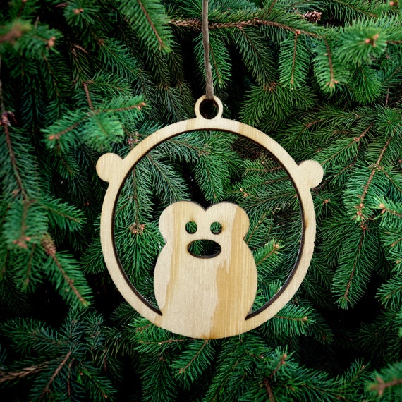 Cute wooden christmas ornaments Clearance