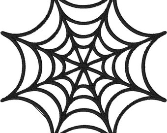 Spinnennetz Stickdatei, 5 Größen (Instant Download)