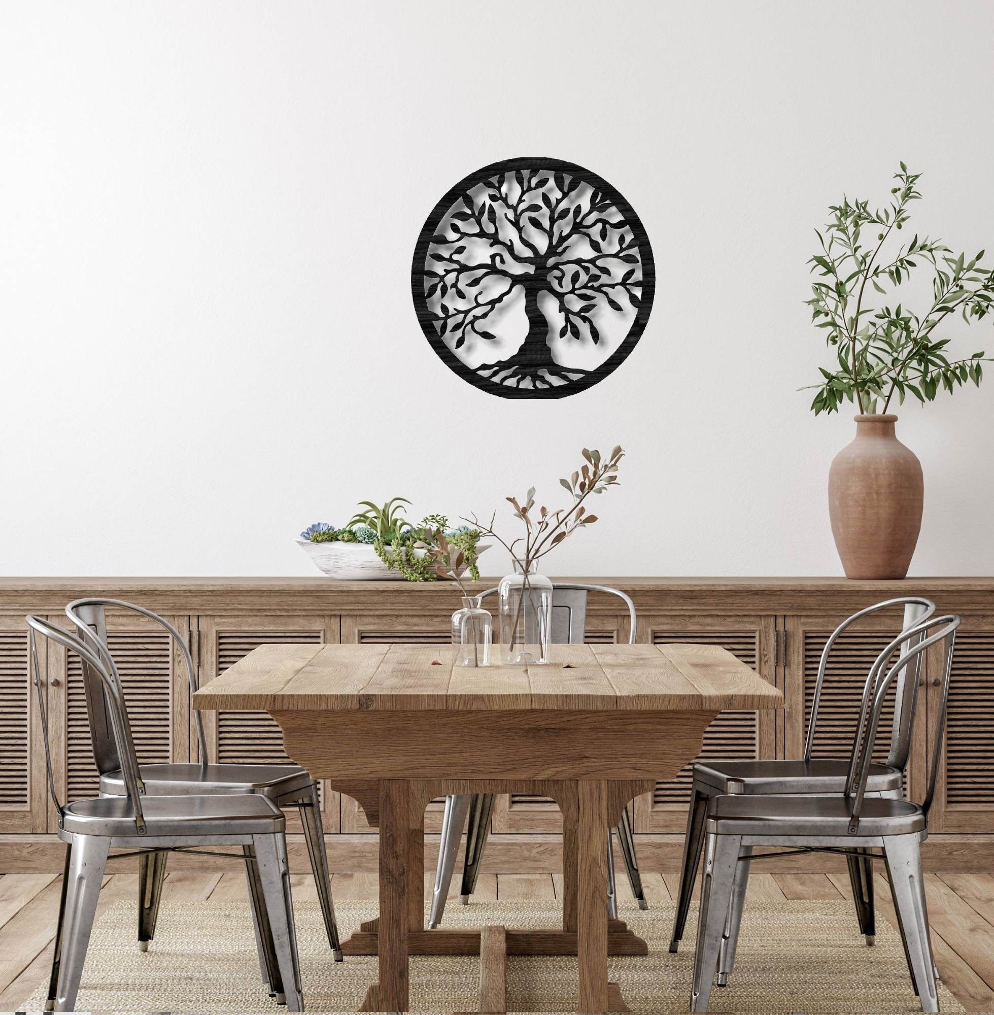 Arbre de Vie en Bois Découpé au Laser - Idée Cadeau Unique