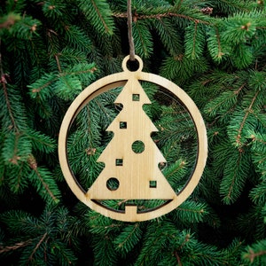 Christmas Wooden Tree  Decoration, Christmas Tree Modern Decoration,Hanging Wooden Christmas Decoration, Wooden Decoration Ornament