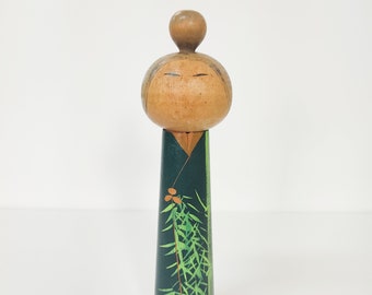 MASTERPIECE Kokeshi Doll Japanese Modern Creative by Issetsu Kuribayashi "Bamboo forest"