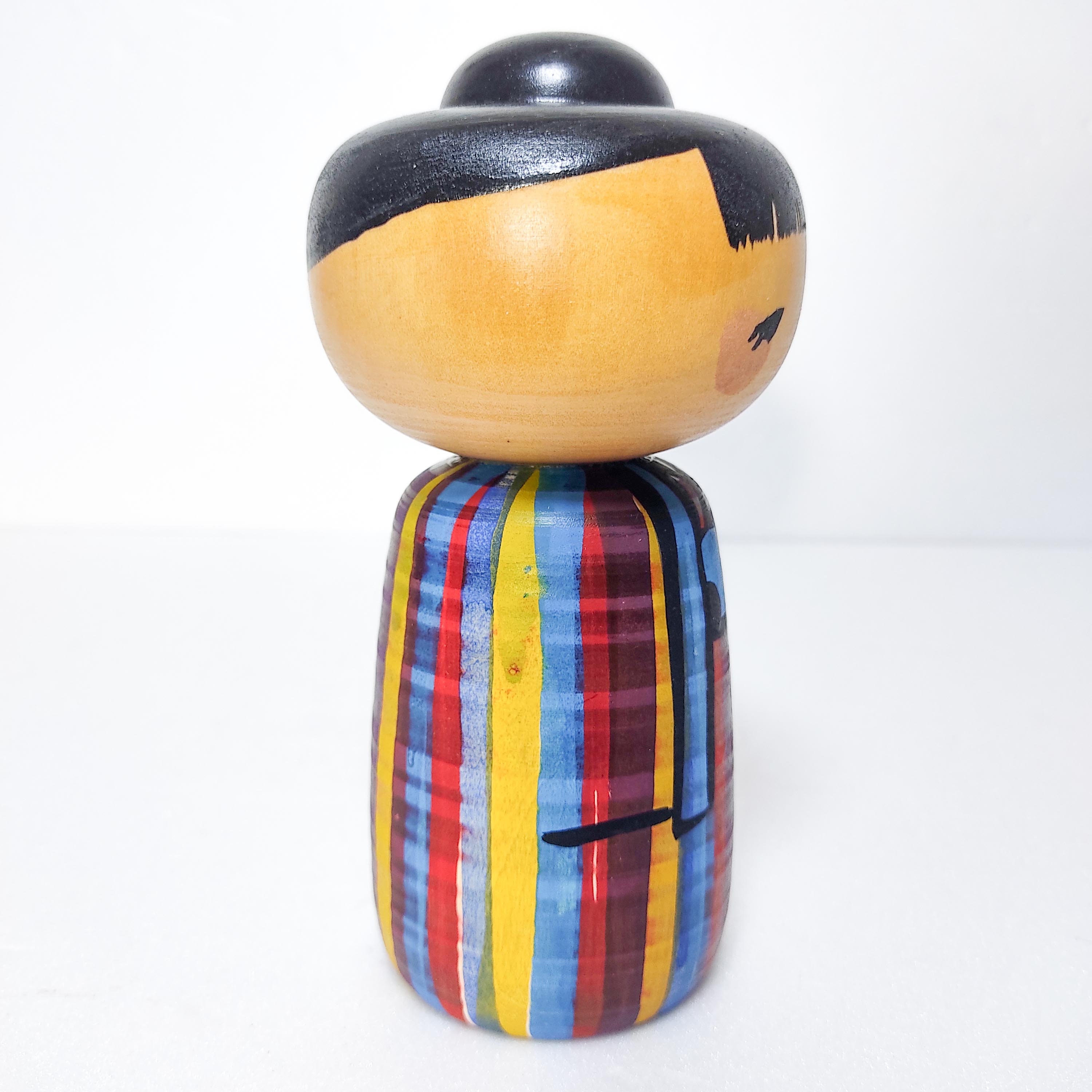 RARE Kokeshi Doll Japanese Modern Creative firmado por Hiroe Etsy