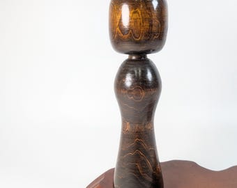 Yukiyake Kokeshi – Muñeca de madera sin rostro hecha a mano en Iwate, Japón (A-29129)