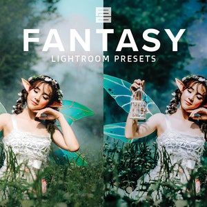 20 Desktop + Mobile Lightroom Presets | FANTASY I | Magical and Enchanting Presets for Photo Editing