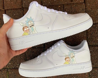 custom rick and morty af1