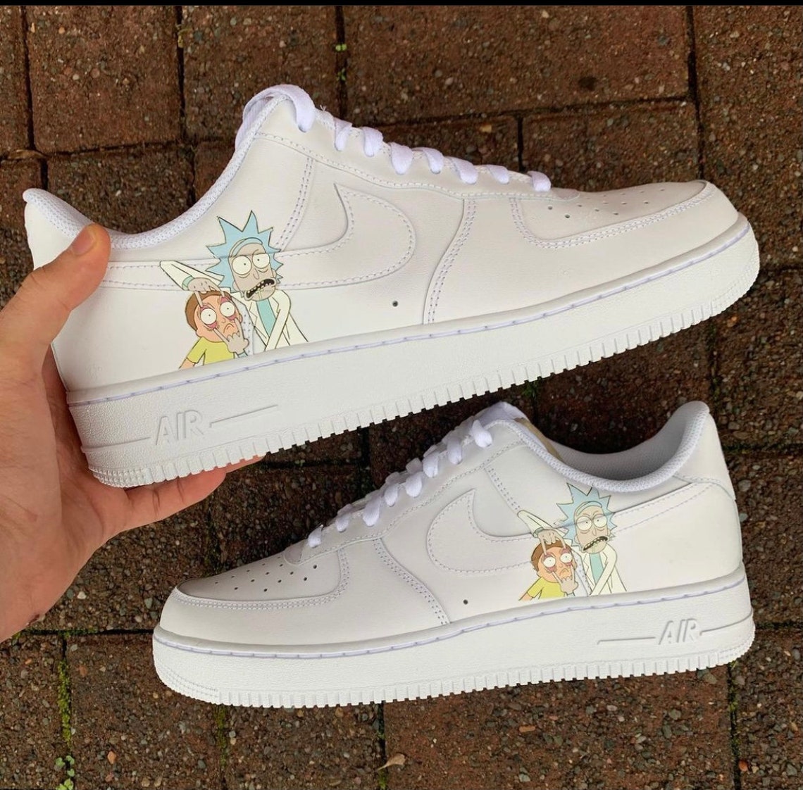air force 1 rick e morty