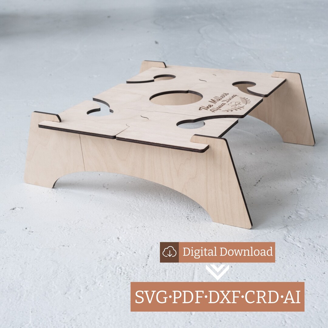 Wooden Folding Table Svg, Wooden Wine Table Svg, Wooden Wine Table Pdf, Wooden Wine Table