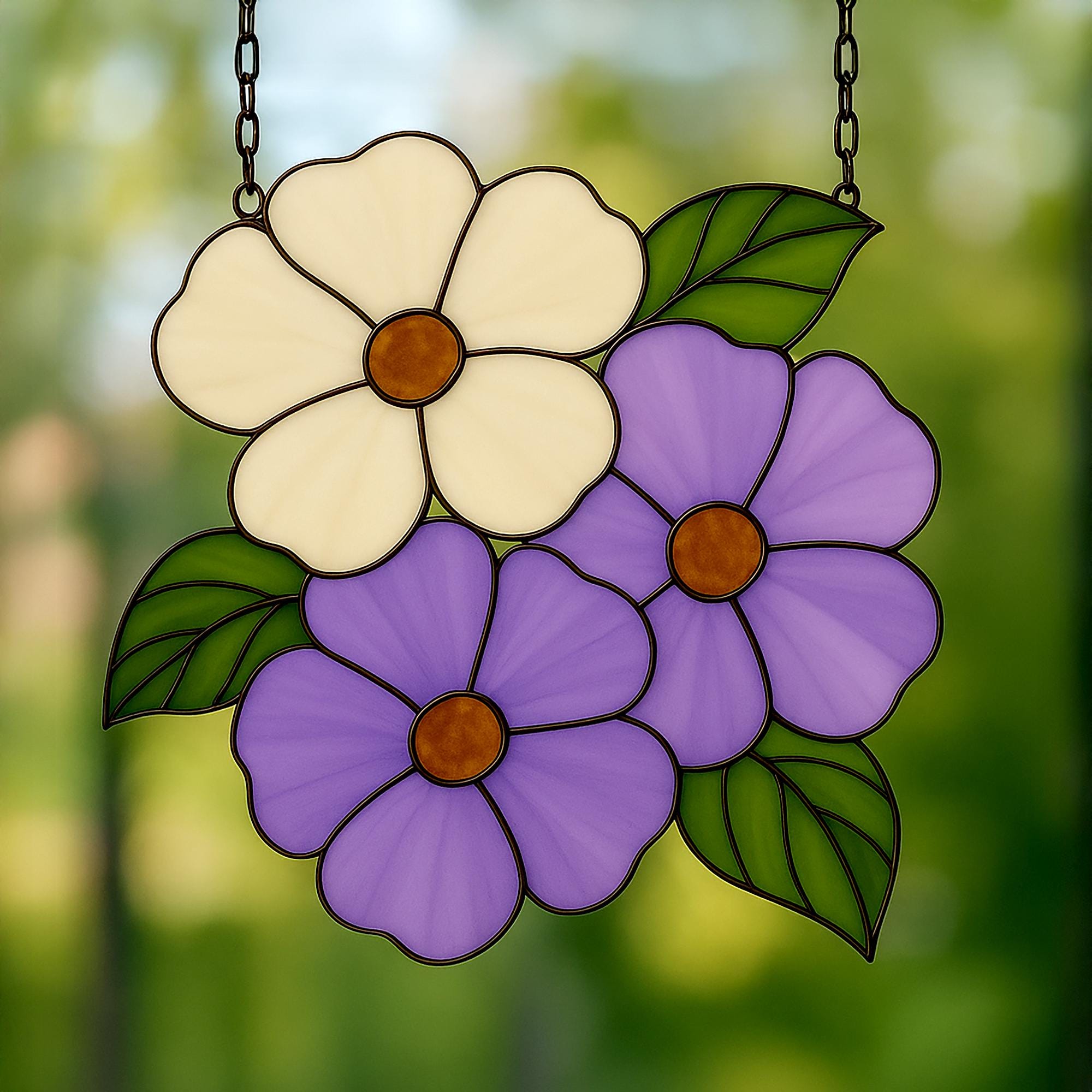 Flowers Stained Glass Pattern, Flowers Stained Glass Template, Flowers Stained Pattern, Flowers Stained Template