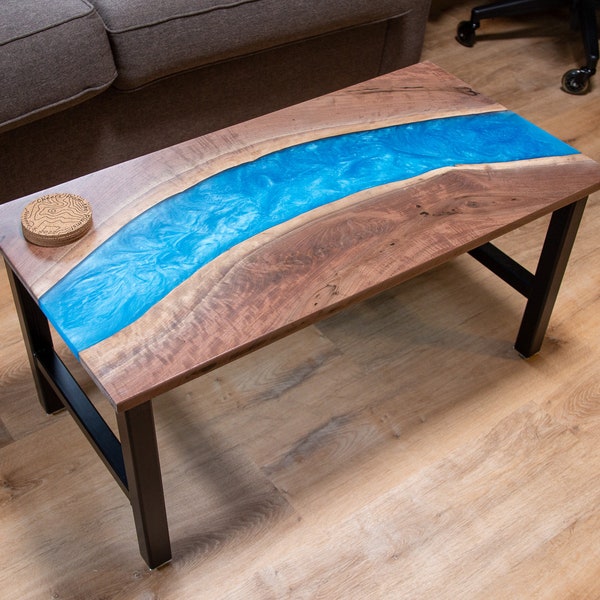 River Coffee Table Etsy