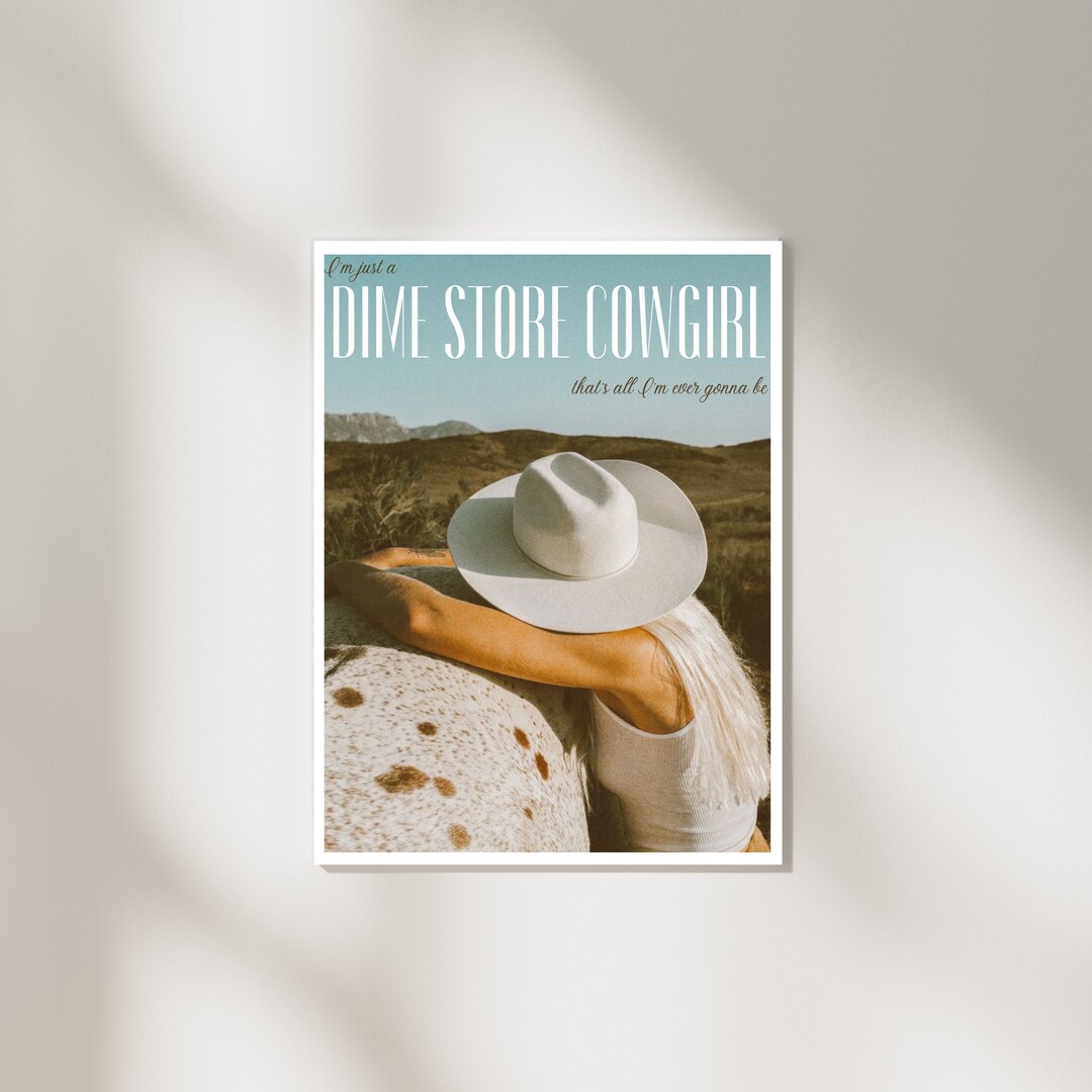 Dime Store Cowgirl Kacey Musgraves Poster Print Digital - Etsy