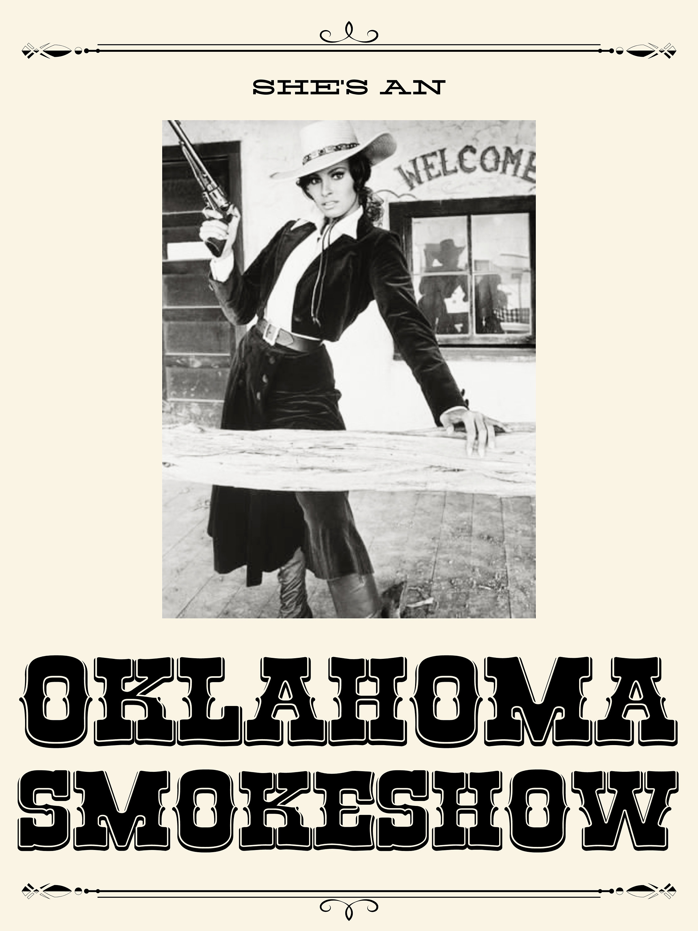 Oklahoma Smokeshow Wanted Poster Digital Download - Etsy