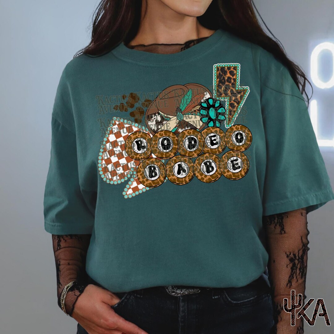 Collegiate Rodeo Merch Vintage Rodeo Collage Shirt, Yallternative Western Graphics Tee ...