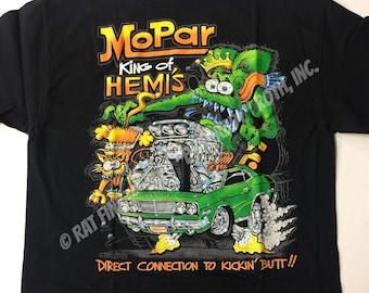 Mopar - Classic 70's Dodge Logo w/Pentastar T-shirt – Casual