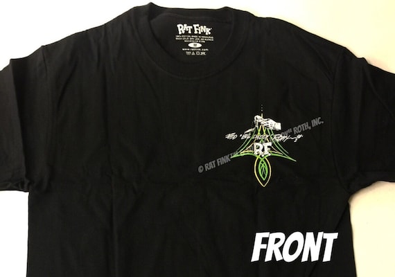 Official Rat Fink Fords Kick Butt T-shirt Ed Big Daddy Roth Men's