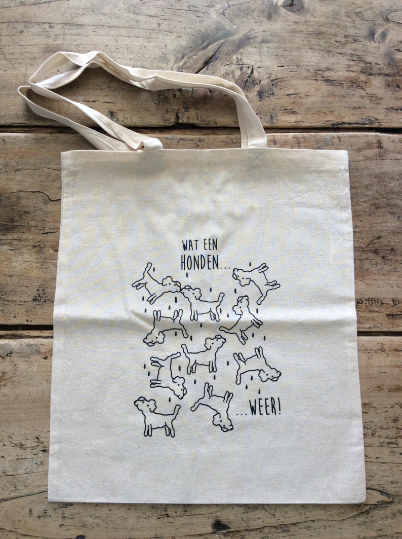 Cotton Bag, Dogs, Fabric Bags Etsy