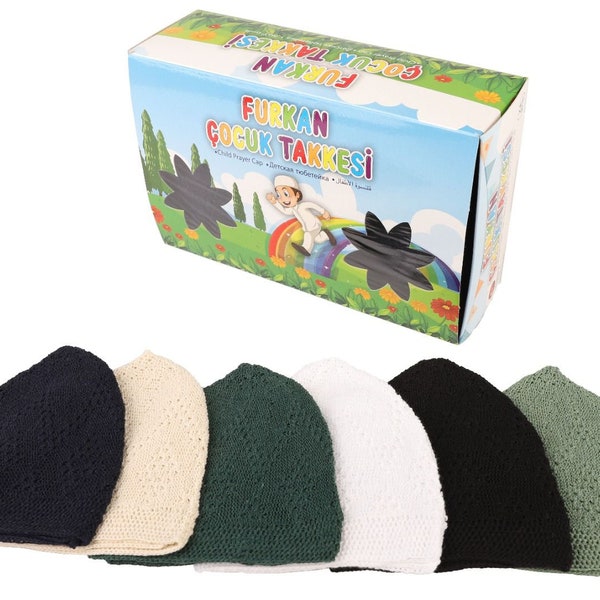 2x Pcs Quality 1 -3 year Kids Children Turkish Topi knitted Cap Prayer Head wear