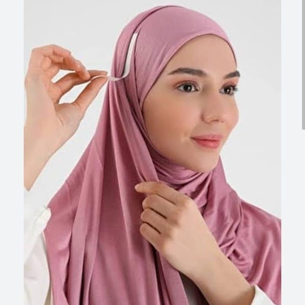 100 Pcs High-Quality Safe Scarf Sticker for Hijab, Easy to Use.