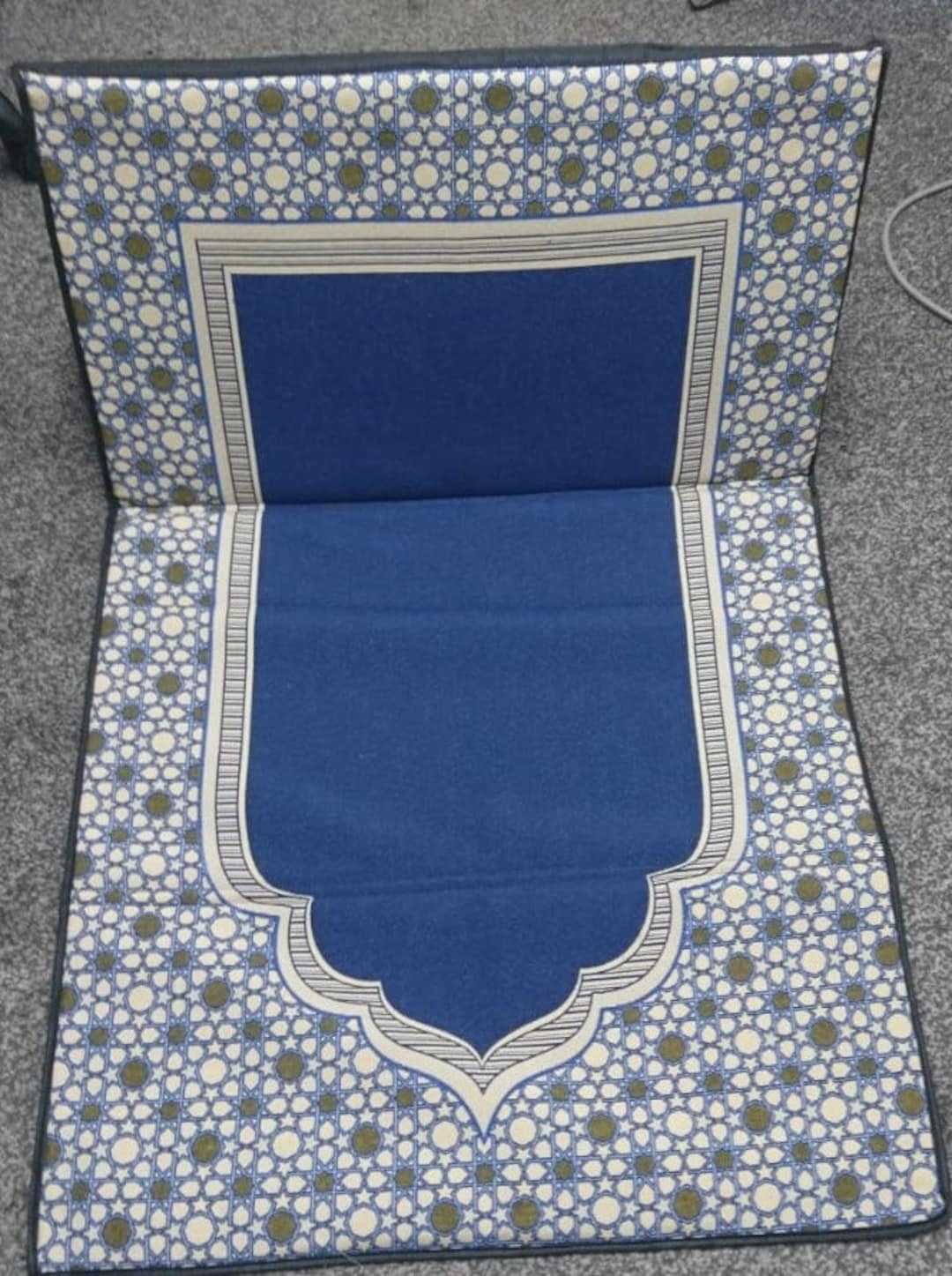 Quality Thick Large Prayer Mat Rugs Janamaz With Foldable Seat Etsy UK