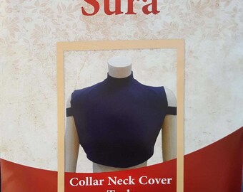 Collar neck, Women's modal FALSE collar collar neck cover loop