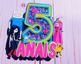 adventure time cake topper/adventure time birthday banner/adventure time decorations/adventure time images/adventure time birthday decoratio