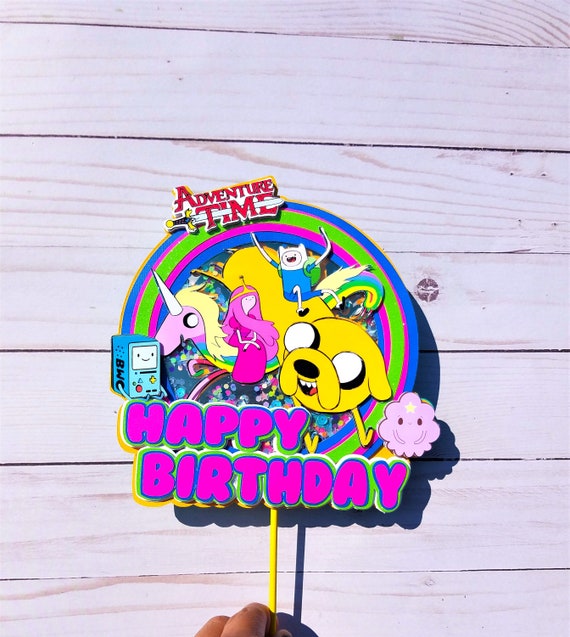Topper de pastel de hora de aventura/banner de cumpleaños de - Etsy España