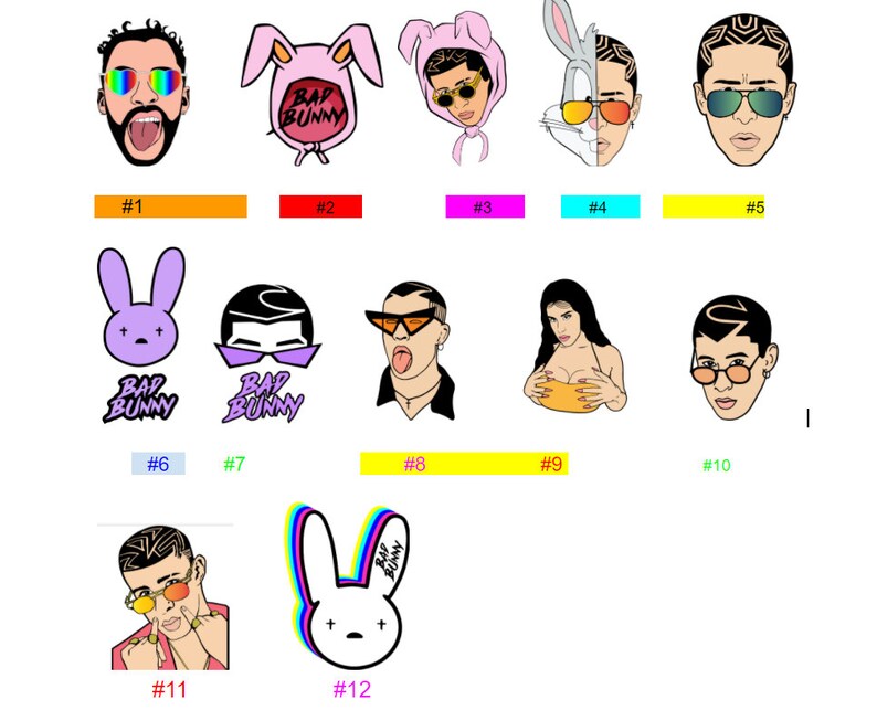 Bad Bunny Birthday Banner/bad Bunny Cake Topper/bad Bunny Etsy Ireland