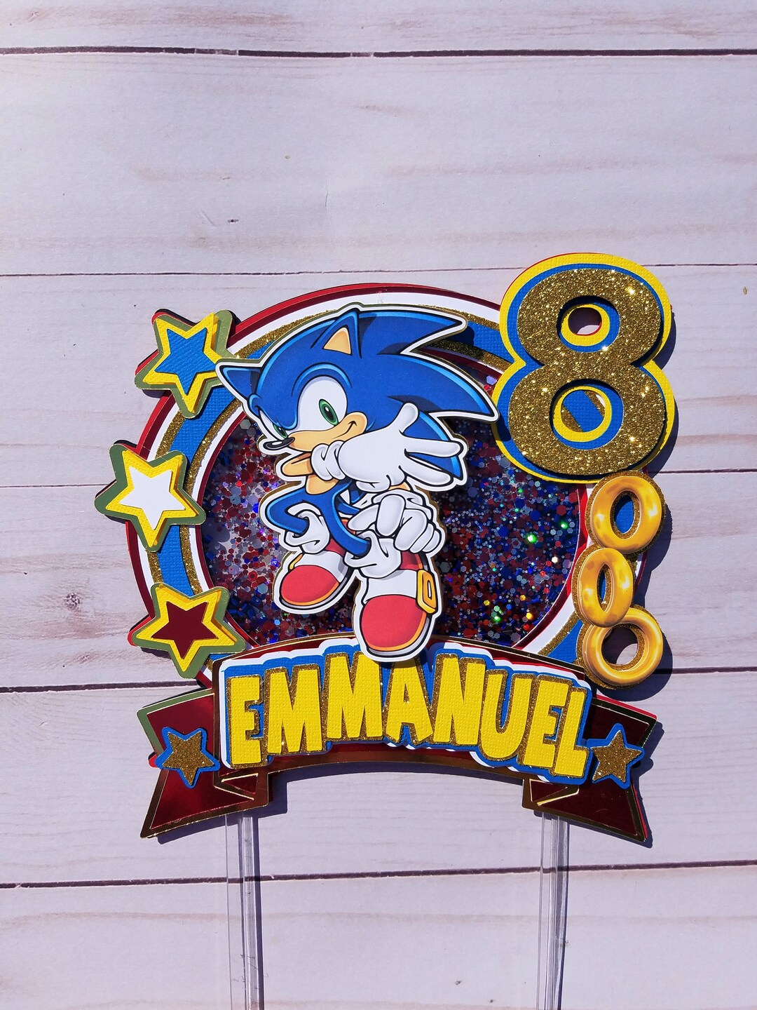 sonic-cake-topper-sonic-the-hedgehog-cake-topper-sonic-the-etsy