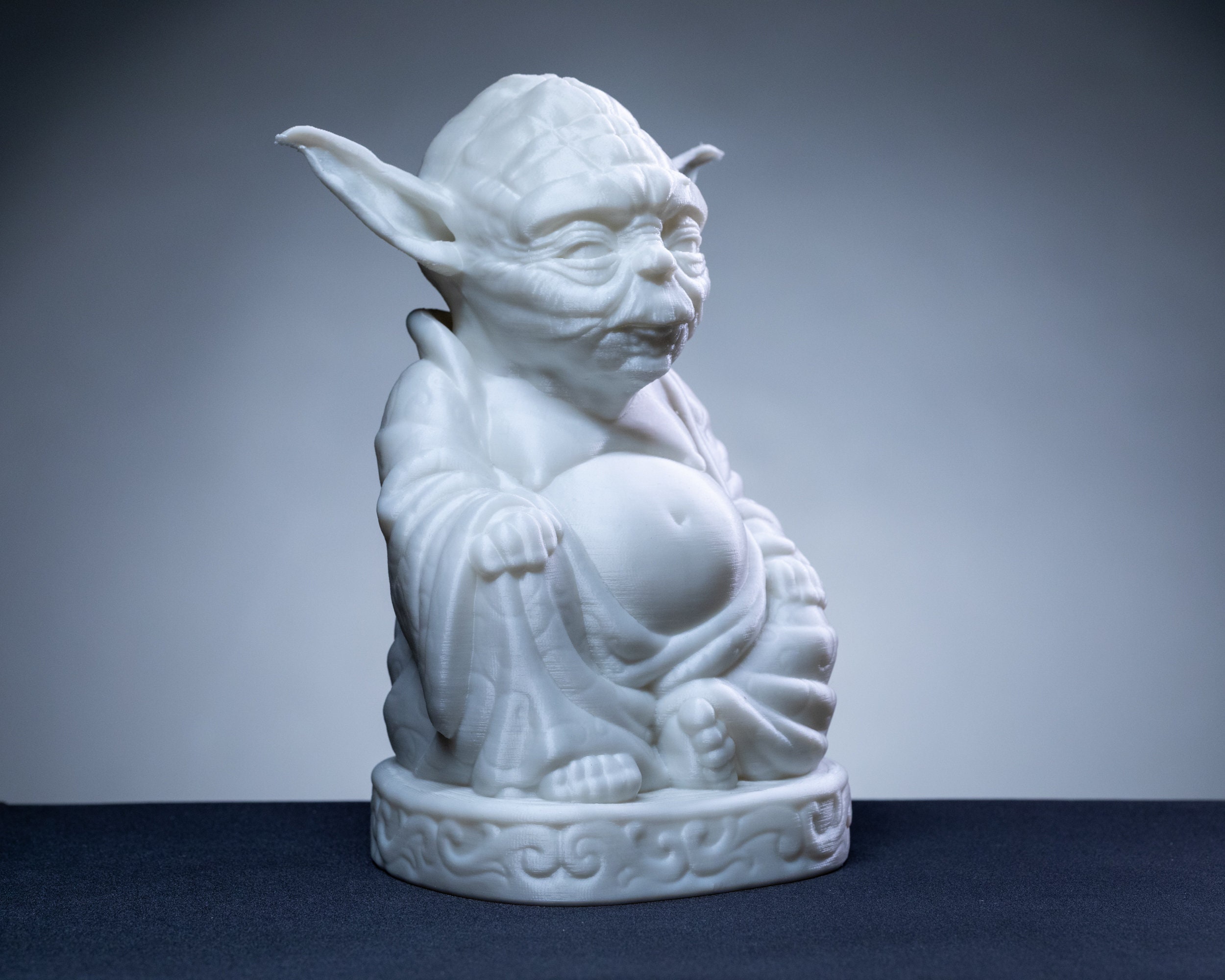 YODA Buddha glow in the Dark Fanart Figure 3D Print - Etsy Denmark