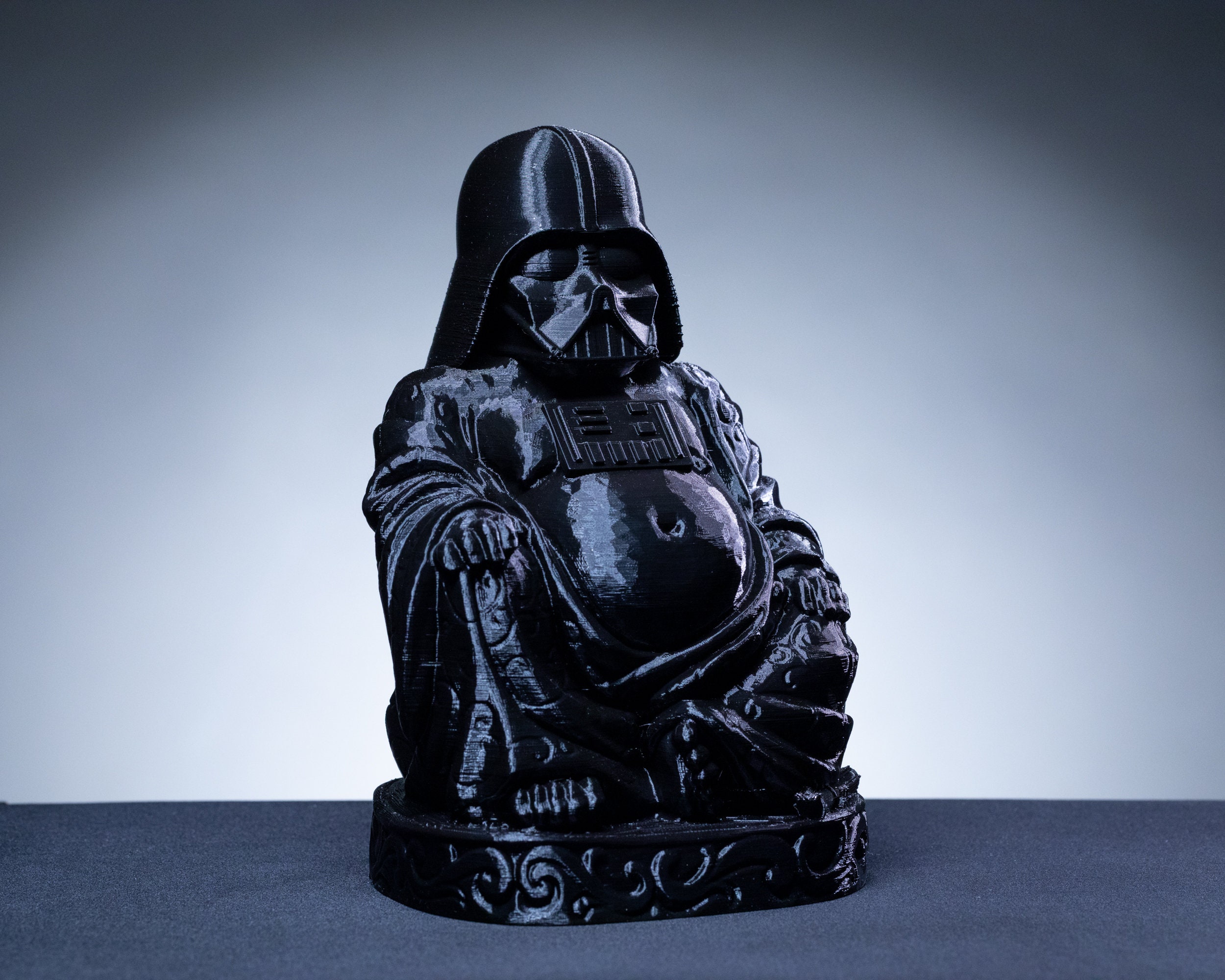 regen Burgerschap Verstenen DARTH VADER Buddha Figure Fanart 3D Print - Etsy