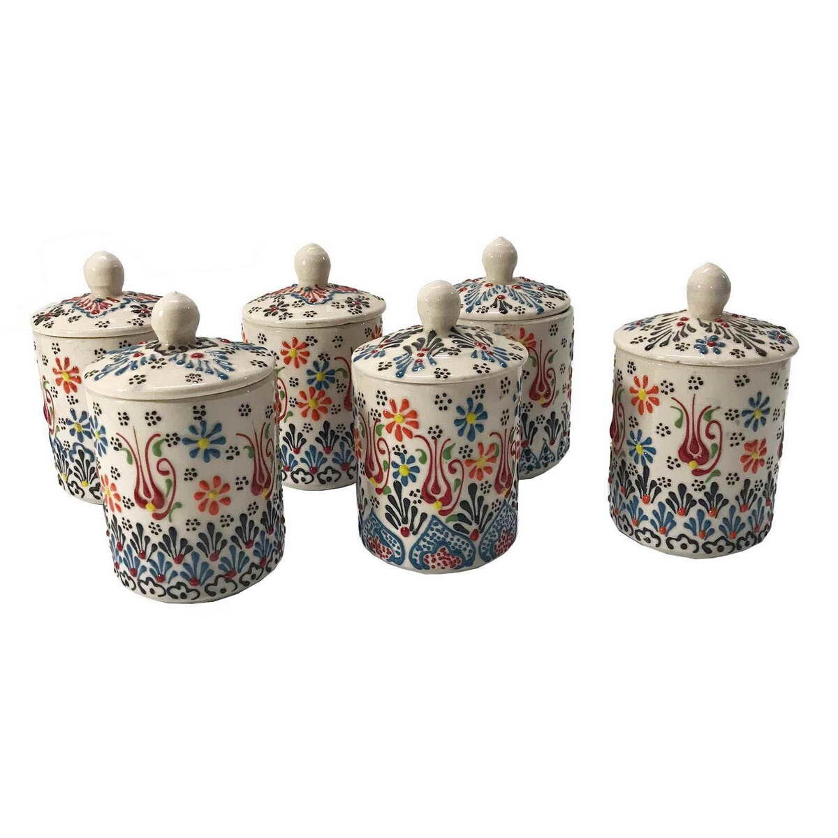 Handmade Ceramic Spice Jar Glazed Spice Container Original Etsy