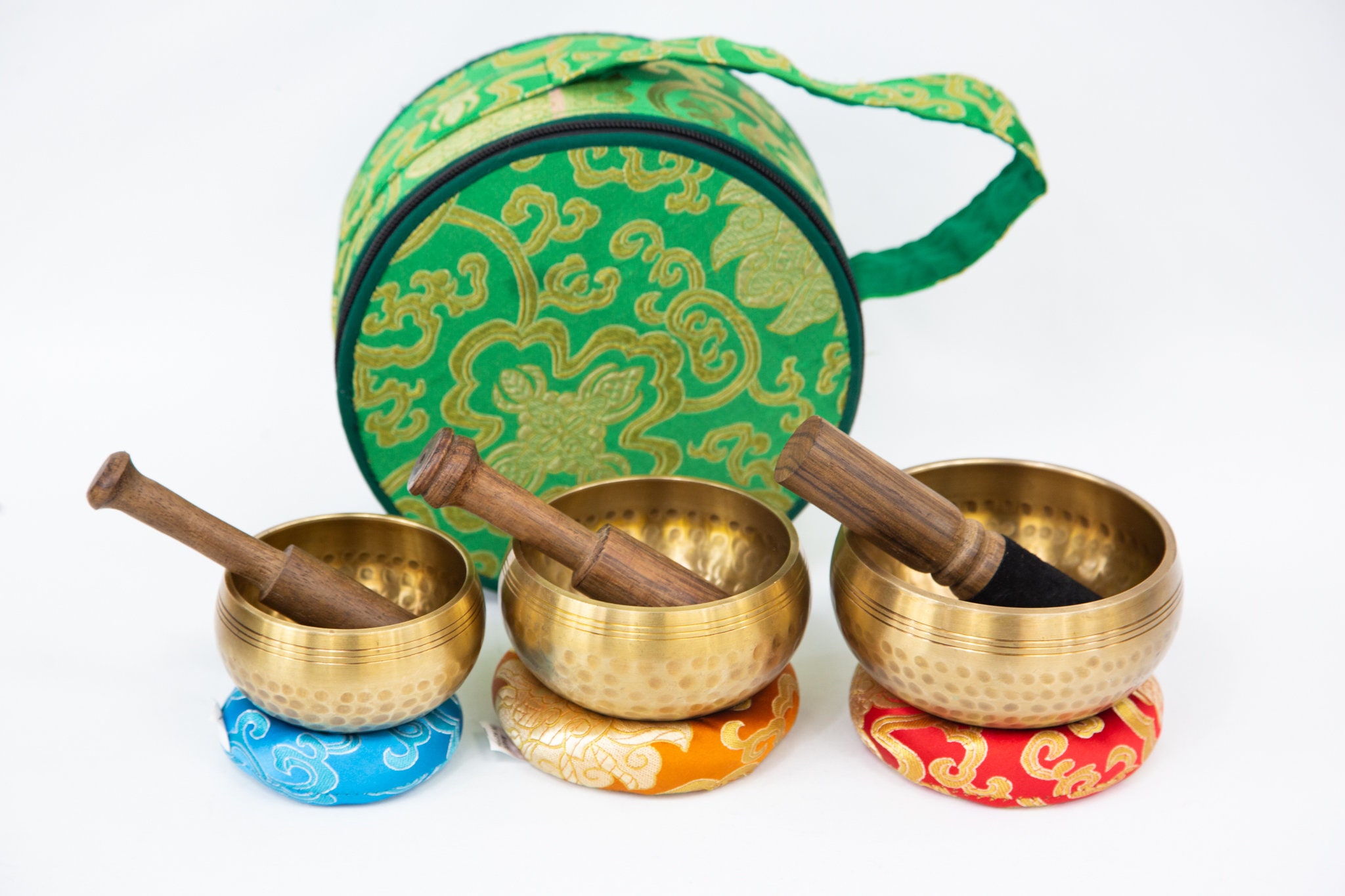 LAST Chance 40!Set of 3 singing bowls 33.5 4”Chakra Healing