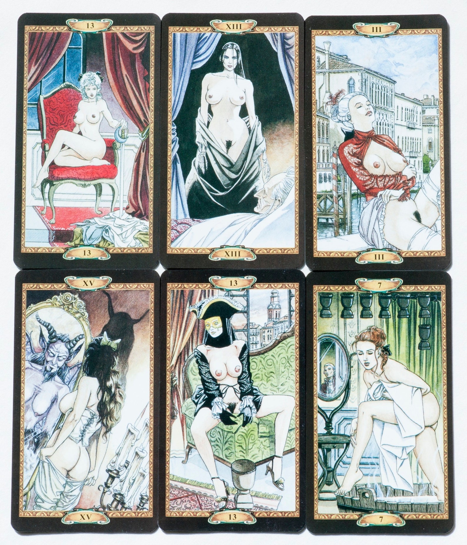 Casanova Tarot deck Tarot card decks Erotic tarot 78 cards