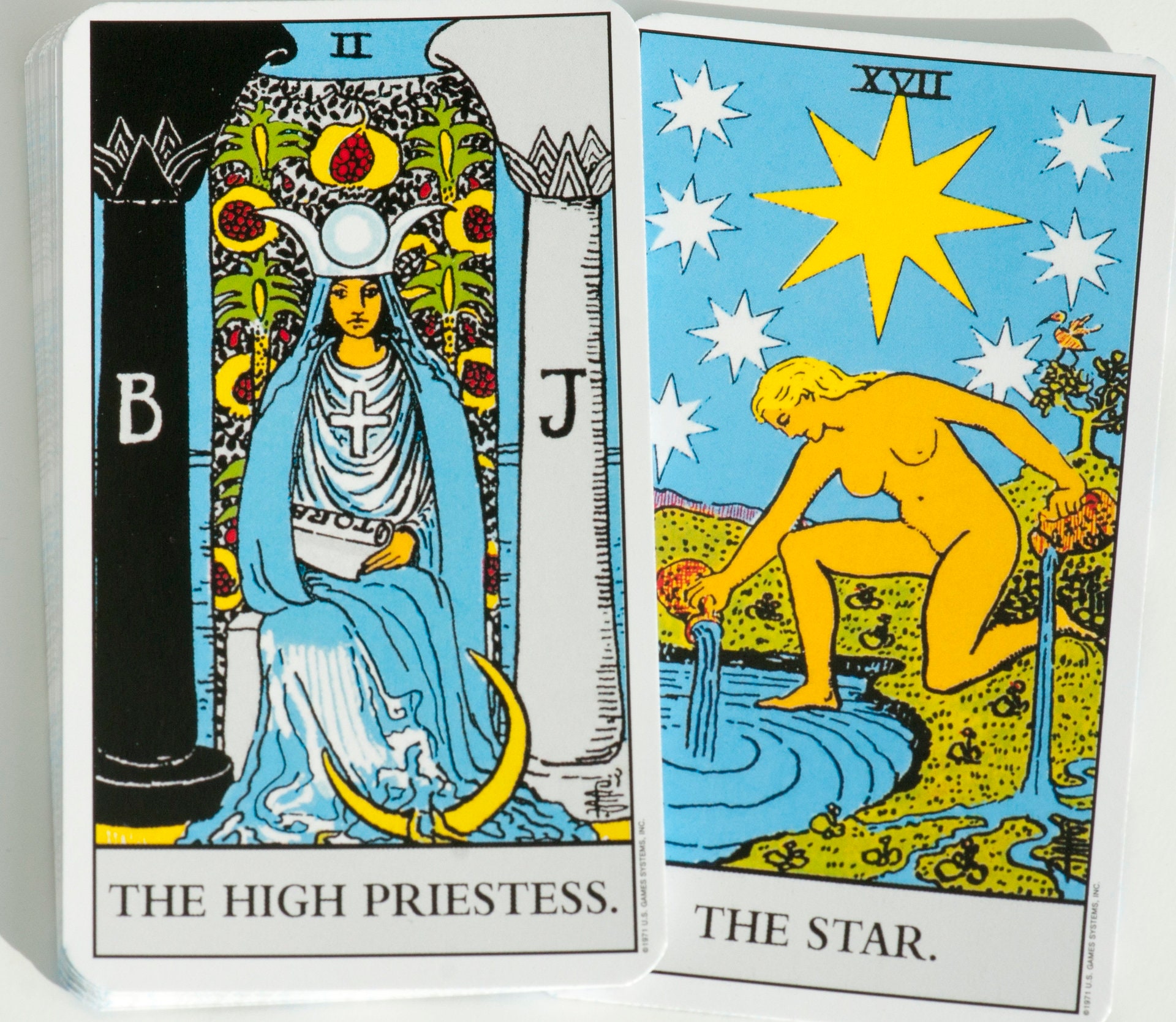 Ryder Waite Tarot deck 78 cards Tarot card deck Etsy