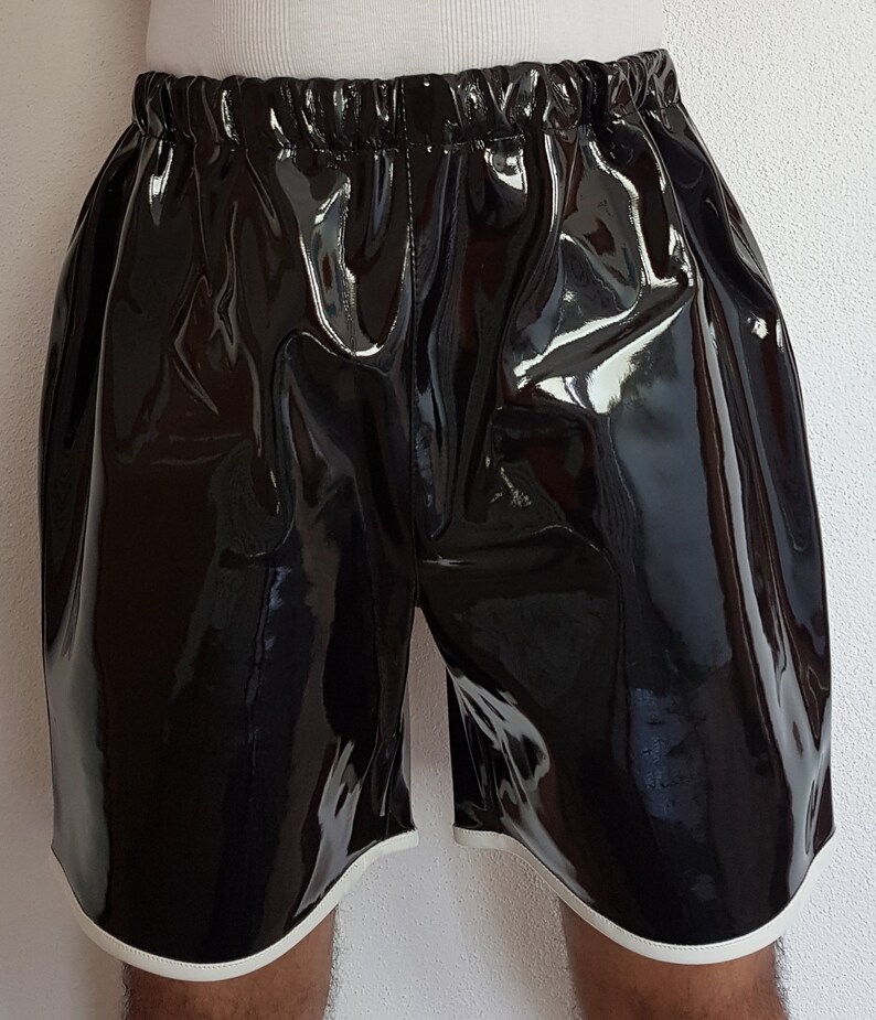 PVC PVC Elastic Shorts Leisure Shorts Size M L XL 2XL Etsy