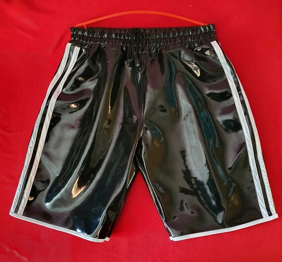 PVC PVC Elastic Shorts Leisure Shorts Size M L XL 2XL Etsy