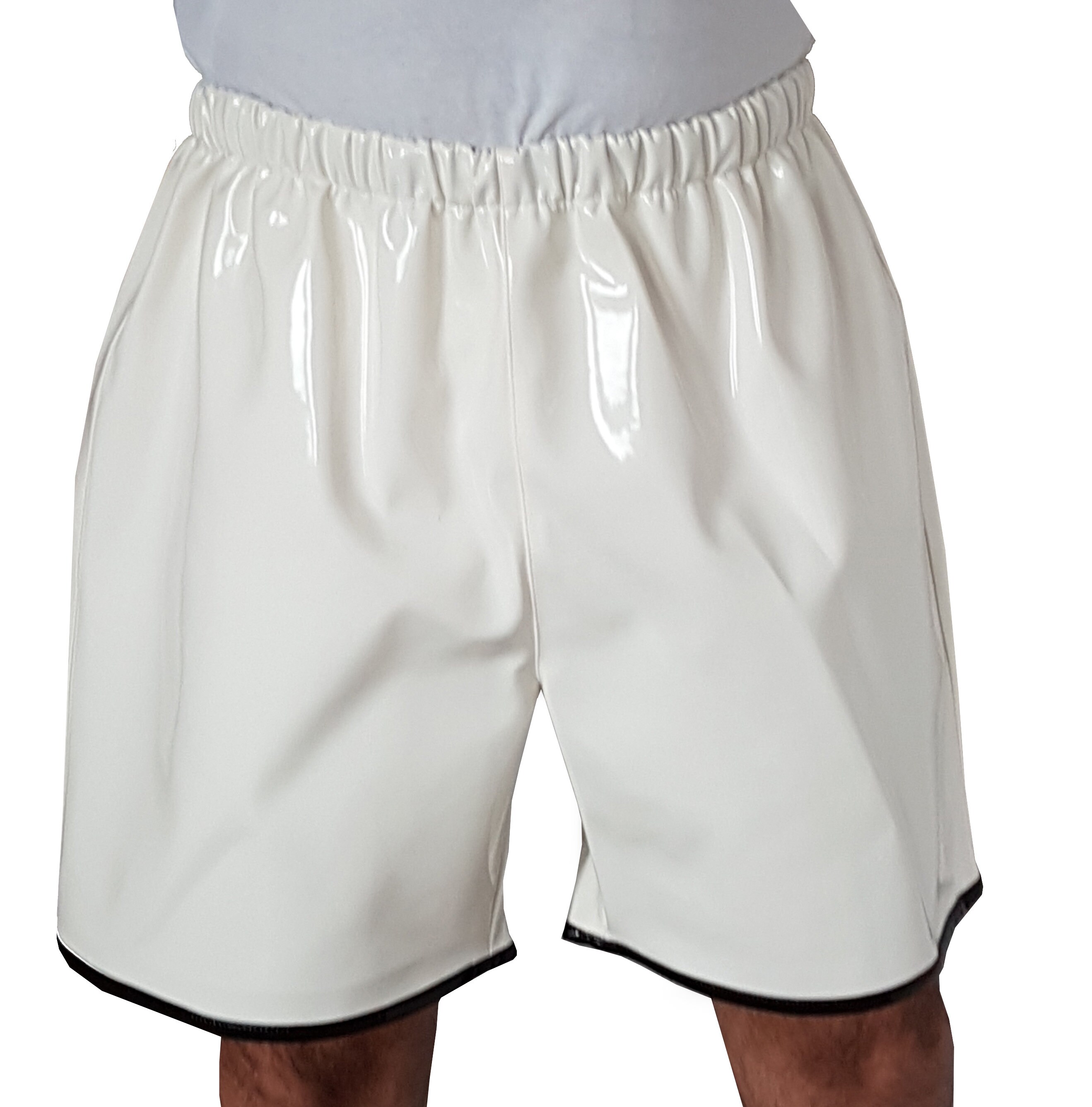 Lack PVC Shorts mit Gummizug Freizeit Shorts Größe Etsy