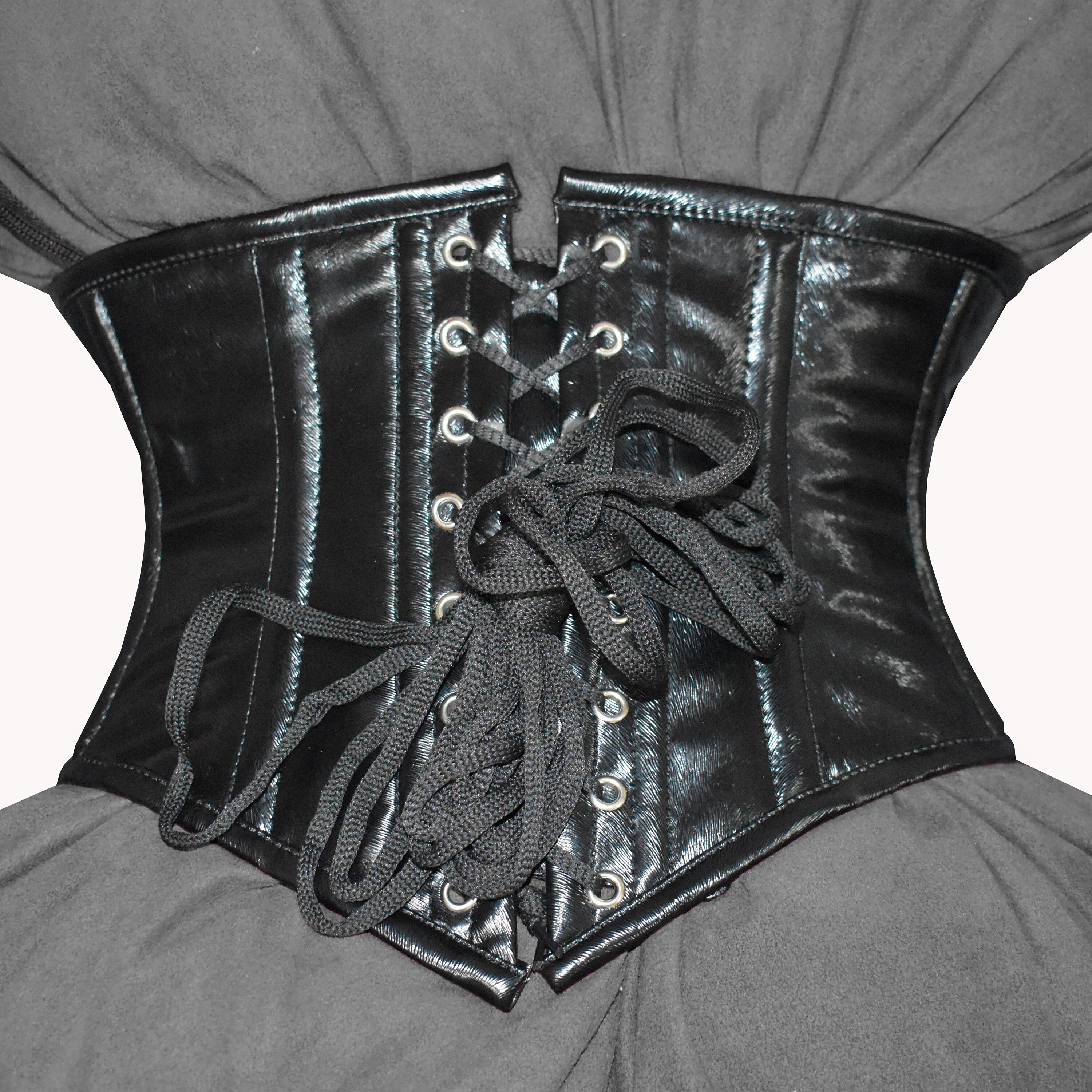 Waist corset made of PVC vinyl size 34 48 Etsy