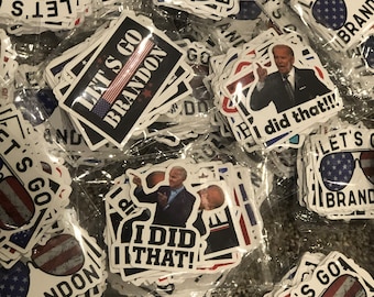 Let’s Go Brandon 50pc sticker pack