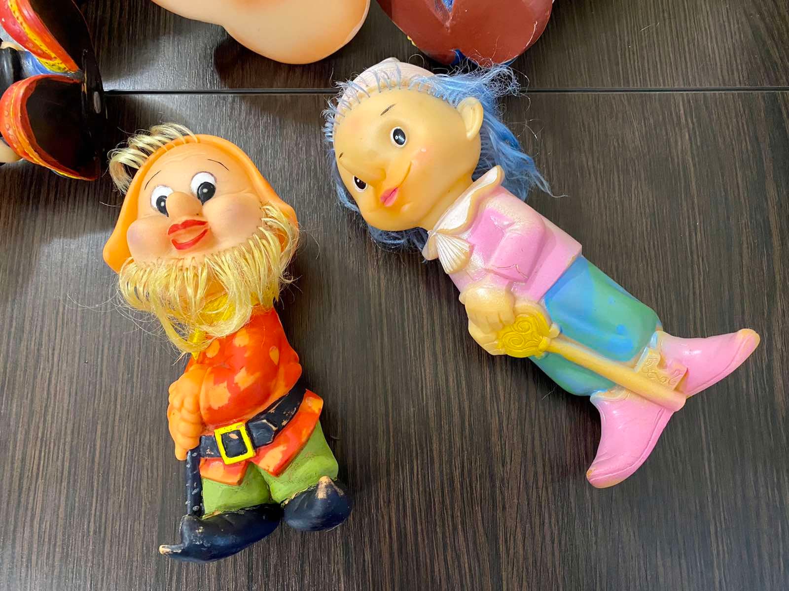 Vintage Toys USSR 1970, Soft Rubber Toys, Doll USSR, Kids