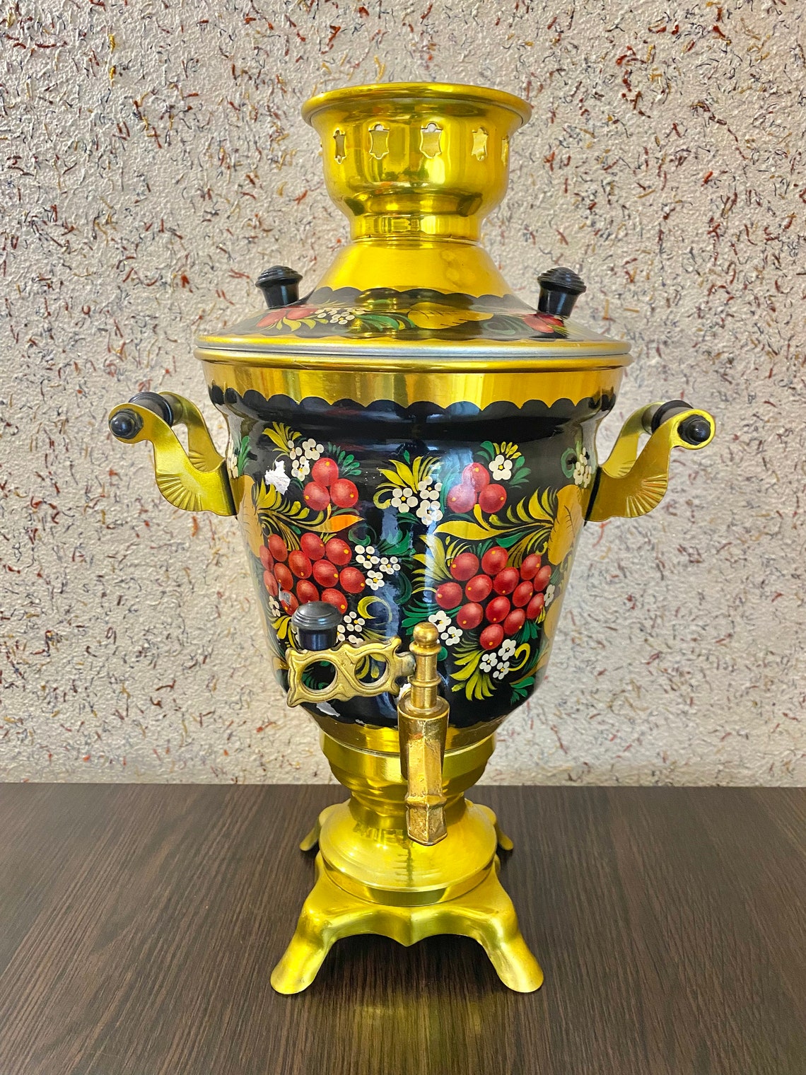 New Big working russian samovar Hand painted samovar Samovar | Etsy