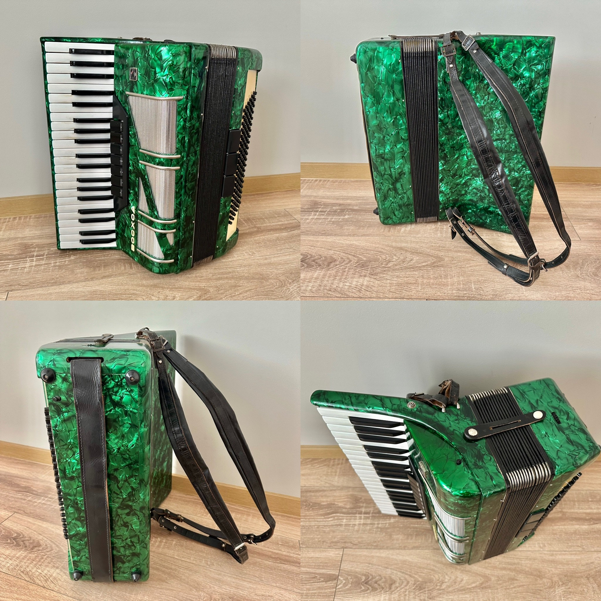 Rare Russian Accordion Voshod, 120 Bass, 3 Voices, Professional