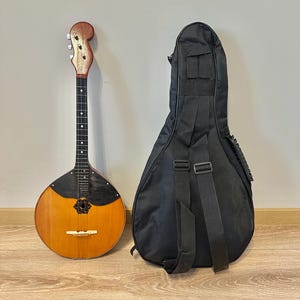 Wie neue seltene Vintage Ukrainische Dombra, Professionelle Domra, Nationale Folklore Saiteninstrument, Mandolina 3 Saiten, Ukrainische Balalaika