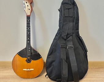 Like New Rare Vintage Ukrainian Dombra, Professional Domra, National Folklore Stringed instrument, Mandolina 3 strings, Ukrainian balalaika