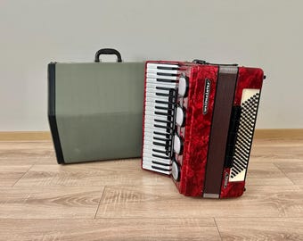 weltmeister stella アコーディオン 赤色ケース付 weltmeister stella アコーディオン 赤色ケース付 - メルカリ