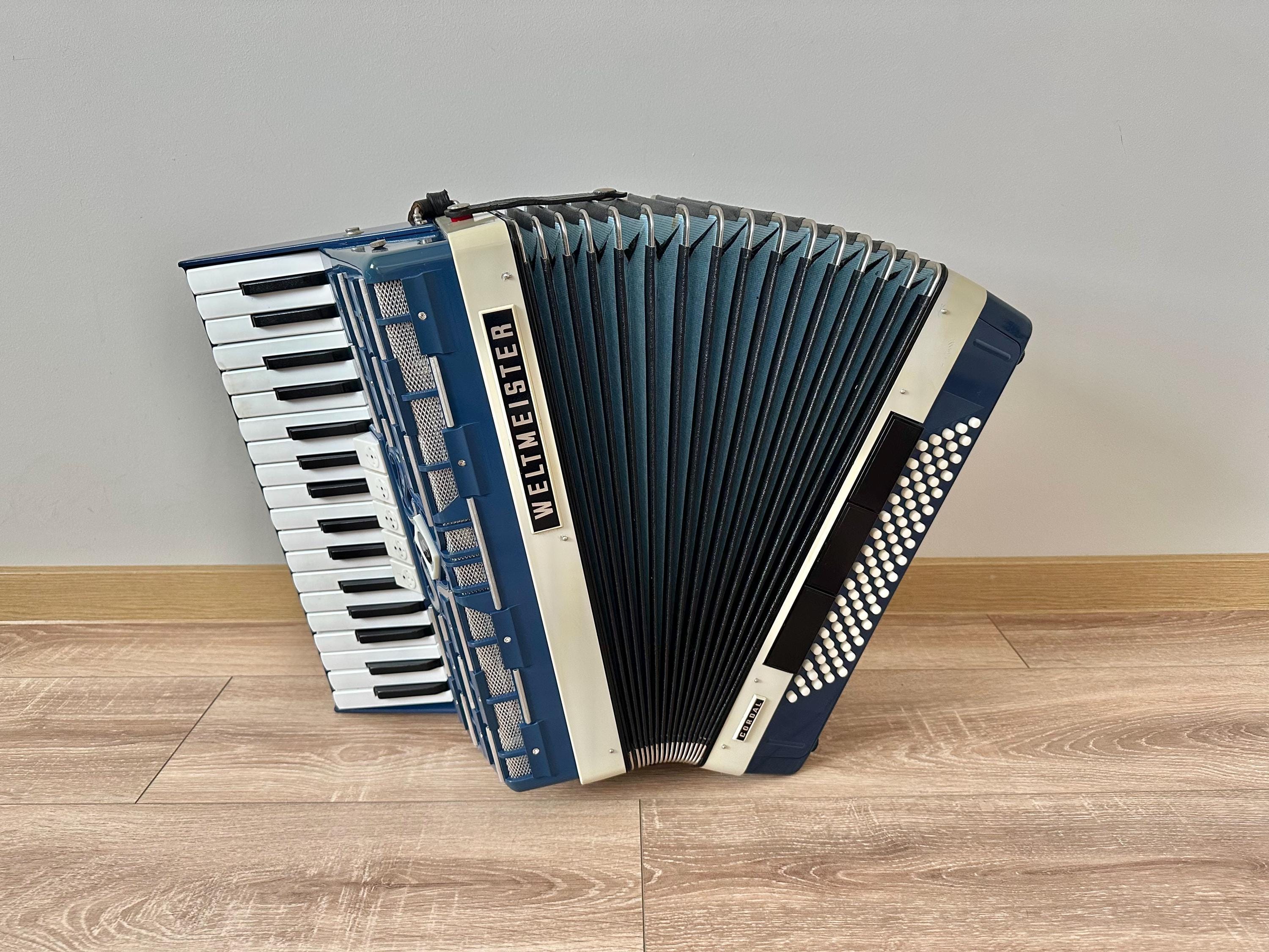 Rare Weltmeister Cordal Accordion, 3/4 Accordion, 80 Bass, 34 Key