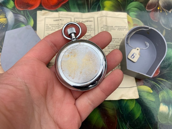 Arbeitstaschenstoppuhr AGAT, sowjetische Uhr, Sportuhr