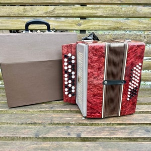 Very Rare Like New Working Childrens button accordion, 40 bass, 1/2 Malish accordion, Accordion, Russian accordion, Childrens bayan, VIDEO