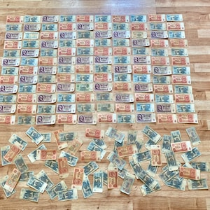 Set von 181 UdSSR-Banknoten, UdSSR-Geld, Sammler-Banknoten UdSSR, Rubel-UdSSR, Weltpapiergeld, Geld mit lenin, Russlandpapiergeld